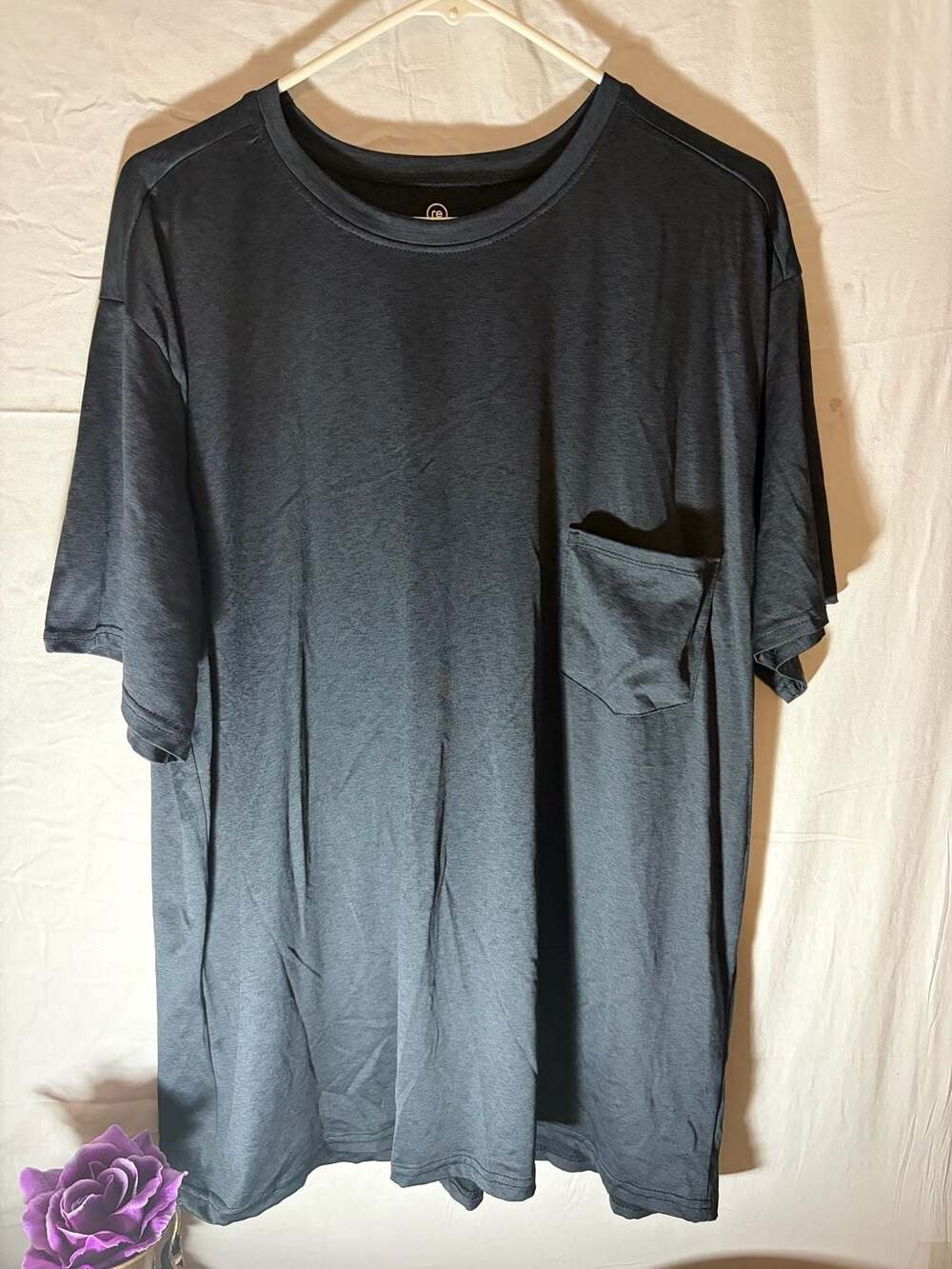 Real Essentials Men's Performance Pocket T-Shirt, 2XL